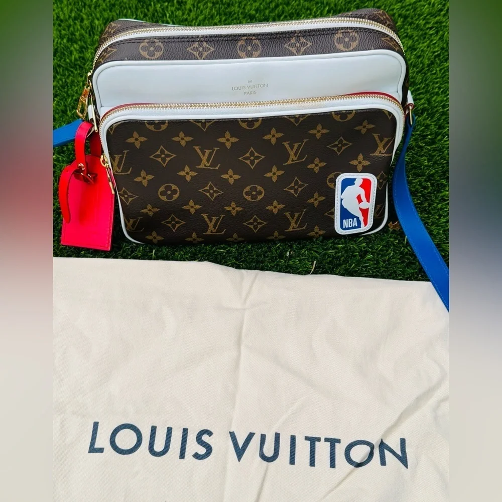 Louis Vuitton x NBA LV Bag Brown Nil Messenger Monogram Limited Edition!!